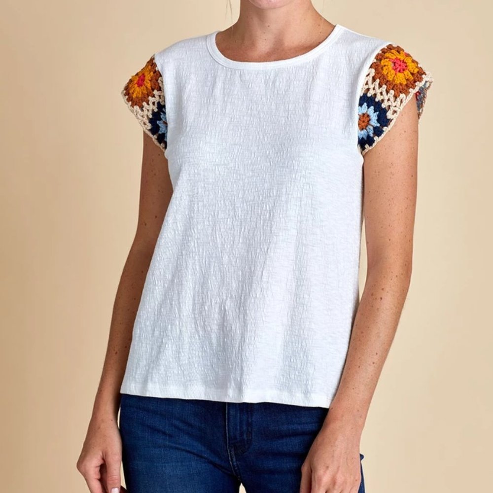 THML Crochet Sleeve Tee